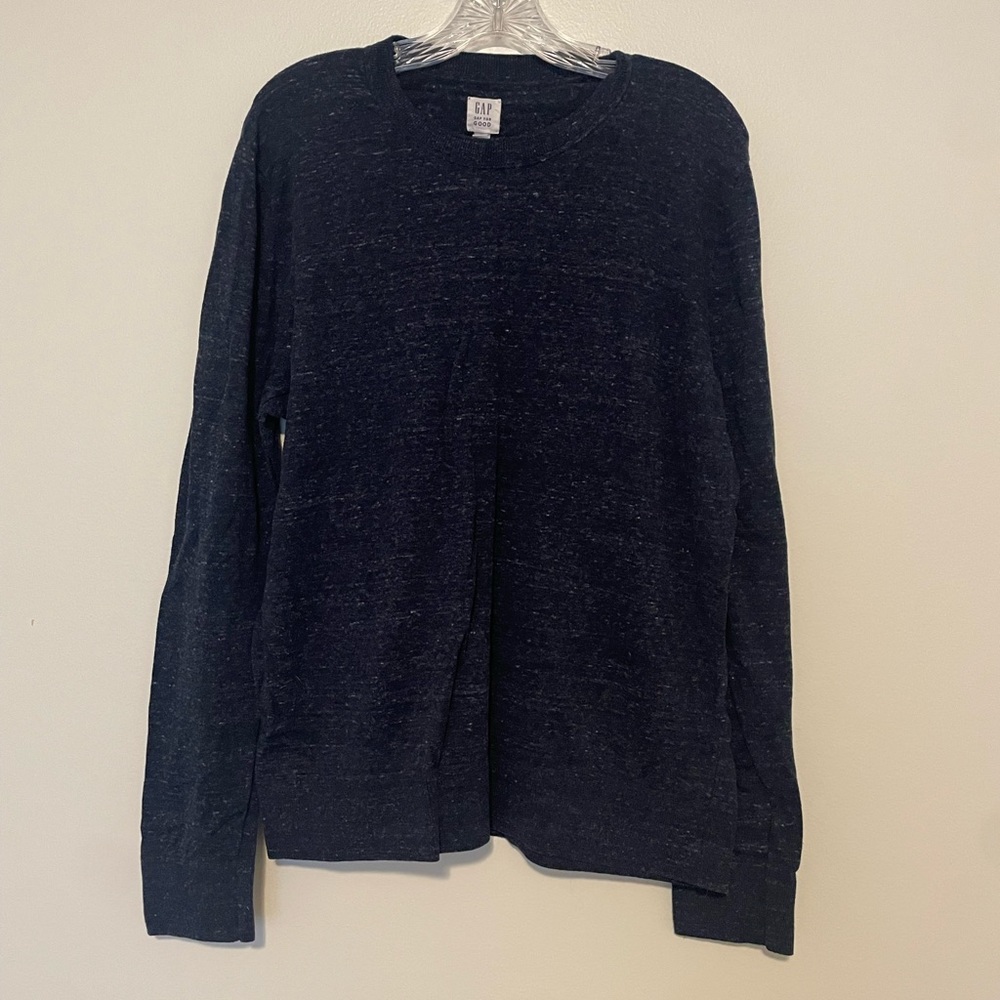 Gap Heather Navy Blue Sweater